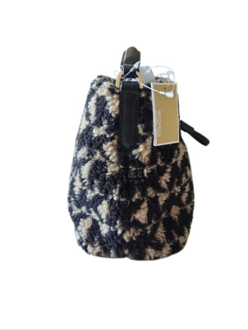 Michael Kors Suri Small Faux Fur Bucket Crossbody With Gold Hardware - Picture 5 of 9